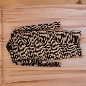 Primark Bodycon Zebra Print Midi Dress NWT